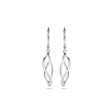 Zilver Gerhodineerd Oorhangers Brisur Haak 36 Mm 1339758