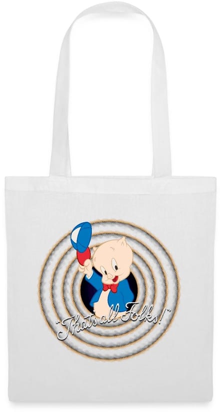 Looney Tunes Porky Pig Tas Van Stof Schoudertas
