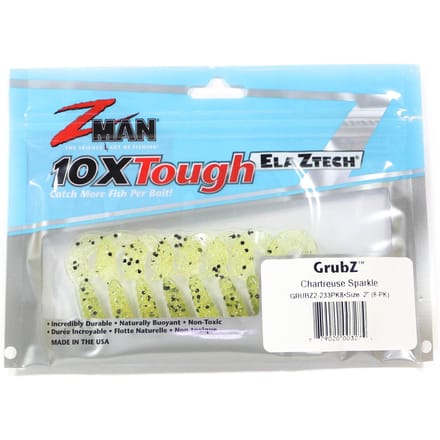 Zman Soft Lure GrubZ 2 Inch 8/Pack Grafiek Sparkle (3274)