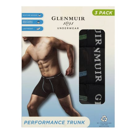 3-Pack Heren Performance Boxershorts | Ademend Rekbare Sport Pasvorm Ondergoed
