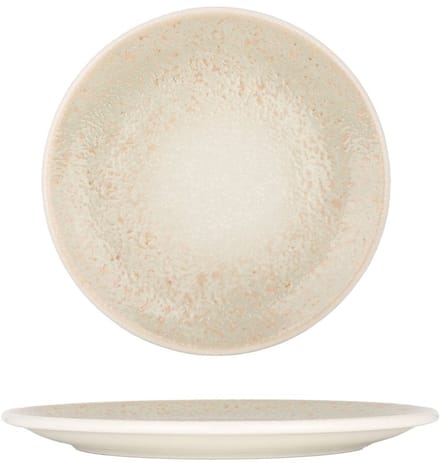 By Bone Dessertbord - Natura - Porselein - 19 cm - set van 6