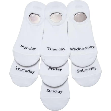 Urban Classics - Invisible Weekly 7-Pack Enkelsokken - 39/42 - Wit