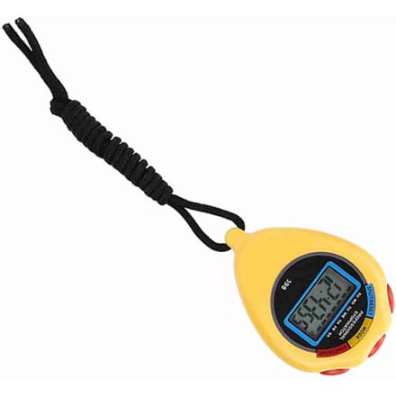 Professionele Sport Timer, Atletiek Elektronische Stopwatch voor Wedstrijden Hardlopen Zwemmen Geel geel