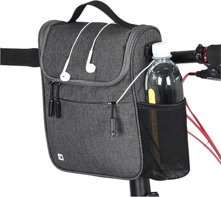Fiets stuurtas - Heuptas opbergtas - Fiets vakantie - Waterdicht multifunctioneel - One size - Grafiet