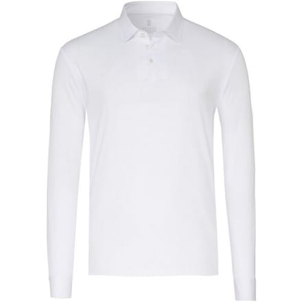 Desoto Polo Essential Kent Long Sleeve Wit / male