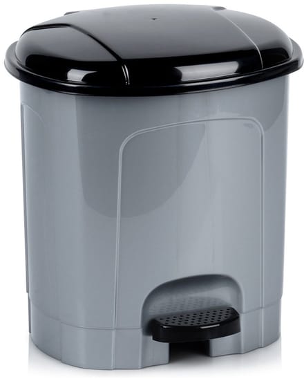 Orion - Afvalemmer - 5,5L - Grijs - Met Pedaal