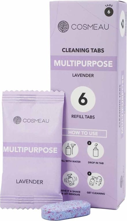 Cosmeau Allesreiniger 6 Stuks Tabletten Cleaning Tabs Schoonmaak Tabs - Allesreiniger - Multipurpose - Navulling - Refill