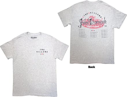 The Killers - Tour '24 Roulette Wheel Heren T-shirt - M - Grijs