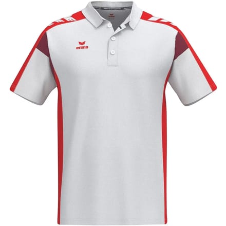Erima Celebrate 125 Polo Heren - Wit / Rood | Maat: S