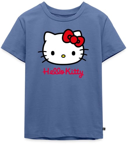 Hello Kitty Klassiek Portret Hello Kitty Tekst Premium T Shirt Kinderen