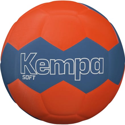 Kempa Soft Handbal Kinderen - Fluo Oranje / Marine | Maat: ONE SIZE