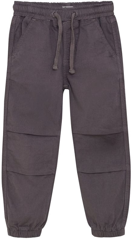 DAILY7 Canvas Parachute Pants Jongens - trainingsbroek - Donkergrijs - Maat 110