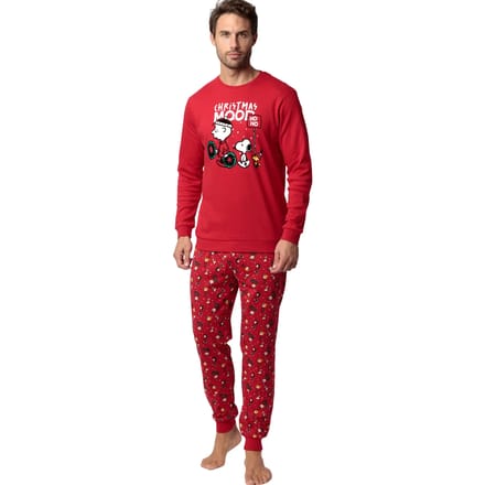 Setjes Admas Pyjama broek top lange mouwen Hoho Mood Peanuts
