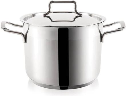 Kookpan Edelstaal met Deksel ANETT 24 cm, 8 l - Kookpot - Soeppan
