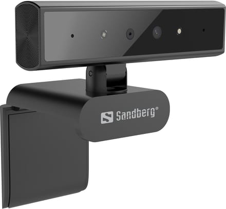 Sandberg - Webcam - 5 MP 2592 x 1944 Pixels - USB-C -Zwart