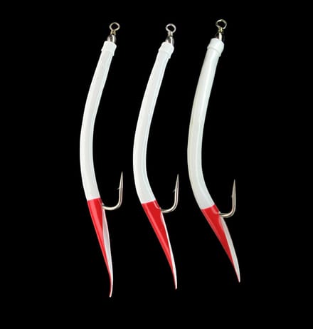 Dega Gummi-Mak Rood-Wit | per 5 stuks | 10/0