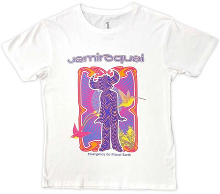 Jamiroquai - Emergency Heren T-shirt - S - Wit