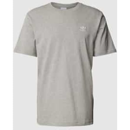 T-shirt met labelstitching, model 'ESSENTIAL'