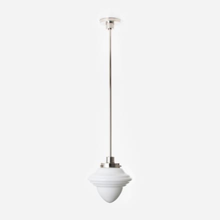 Hanglamp Acorn Medium 20's Nikkel - Art Deco Trade