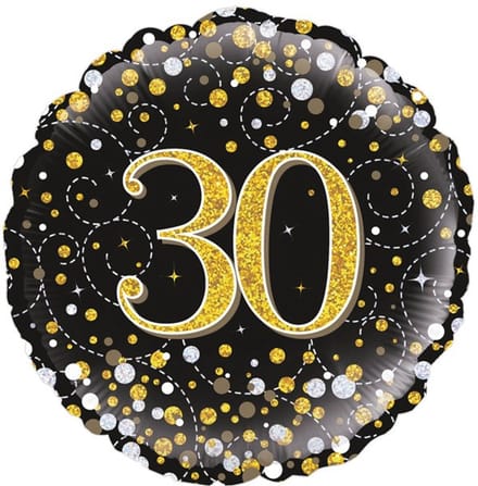 Folie/ballon Sparkling 30 Holograpic