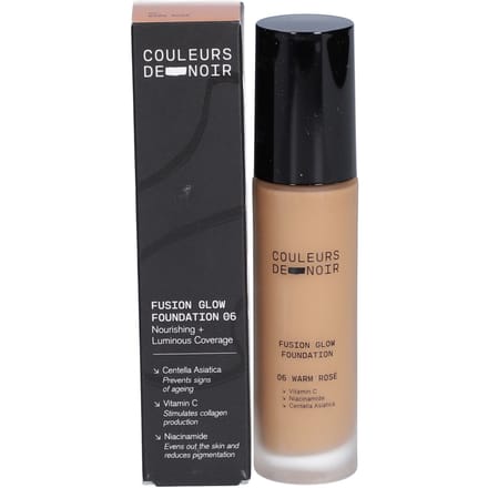 Les Couleurs De Noir Fusion Glow Foundation 06 Warm Rosé 30ml