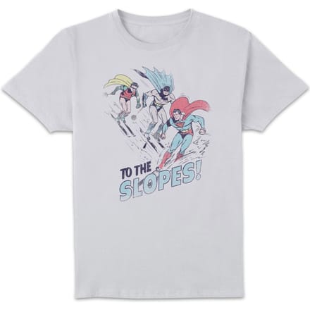 DC To The Slopes! Men's Christmas T-Shirt - White - M
