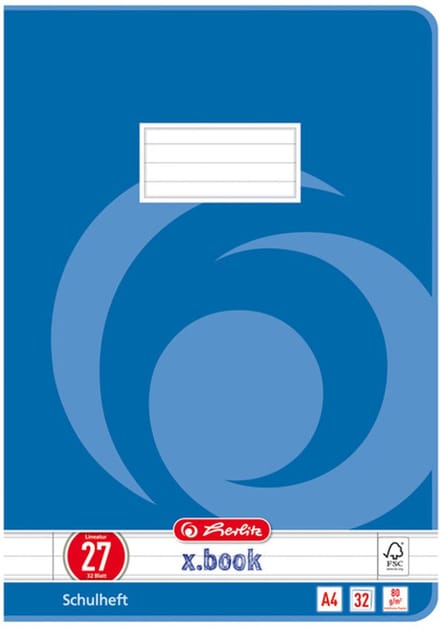 Hermaproducten schrift, A4-formaat, gelinieerd