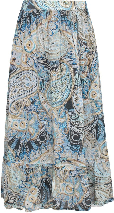 Princess goes Hollywood - paisley midi rok - maat 36