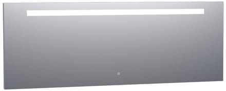 Brauer Garnet Spiegel - Rechthoekig - 200 cm - met Directe LED-Verlichting - Dimbaar - met Touchbediening