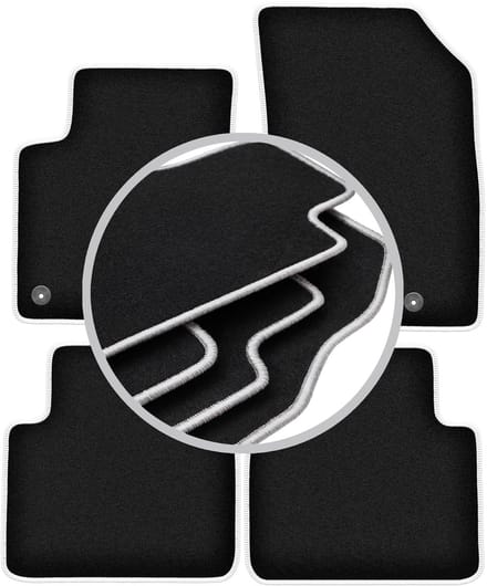 CARLUX-SILVER automatten voor: Citroen C3 Aircross II crossover (2017-)