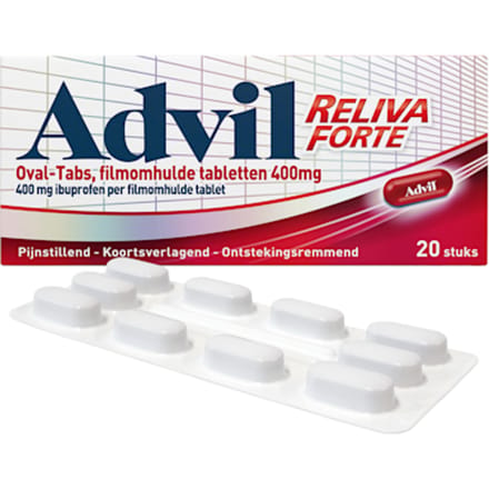Advil Pijnstil.400 Mg.Ovaal