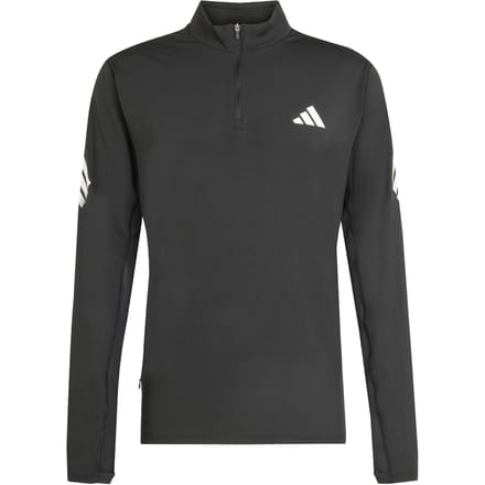 Adidas Performance Adi365 Iconic Longsleeve Met Halflange Rits - Heren - Zwart