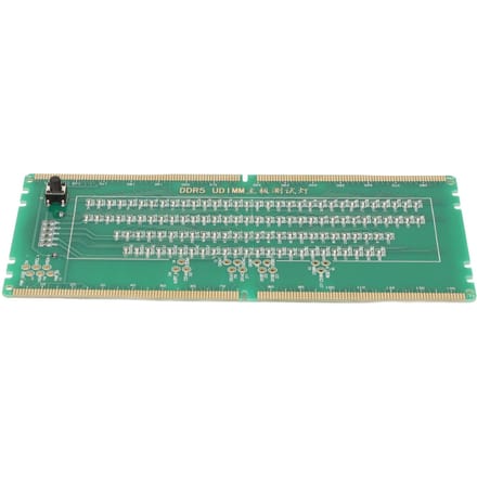 DDR5 Geheugentester Desktop DDR5 Geheugentester Moederbord Onderhoudstestkaart met Lichtgevend gray