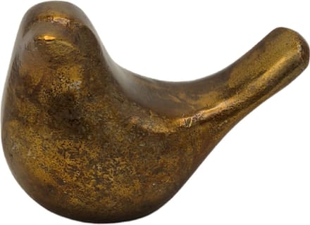 Urnenspecialist® - Urn - Vogel - Herinnering - Urntje - Bird - Natuur - Antiek Goud - Goud - 10cm