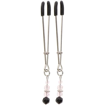 Taboom - Tweezers With Beads - Bondage / SM Nipple clamps Zilver