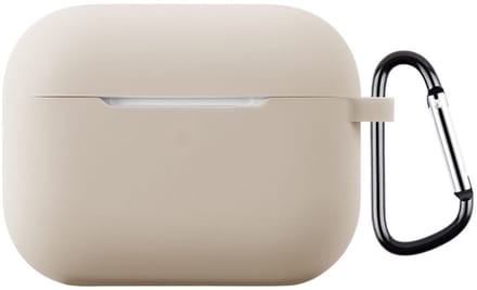 Hoesje Geschikt voor AirPods Pro 3 - Dun Siliconen Case - Khaki