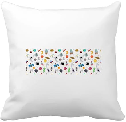 Akyol - ruimte Kussen hoes - Ruimte - astronaut - ruimteschip - 40 bij 40 cm