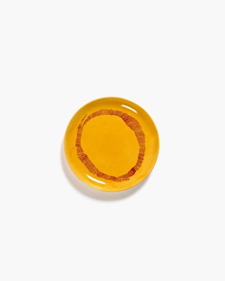 Serax - Ottolenghi Feast - Bord S - Geel/Rood - 19 Ø - 2 stuks
