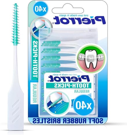 Tandenstokers - Interdentaal Borstels - Mondhygiëne - Compact Ontwerp - 40 stuks - Wit