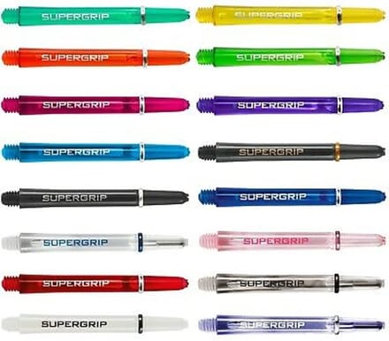 Dartshafts Medium - Dartpijlstelen - Precisie Werpen - Supergrip Ontwerp - 47 mm - Oranje