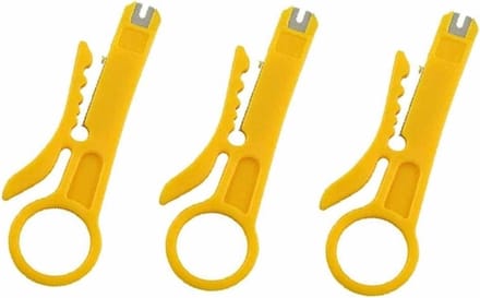 Mini Kabel Stripper - Tang Krimper - Draad Strippen - Veilig in Gebruik - 9cm - Zilver