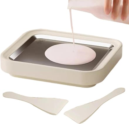 Rolled Ice Cream Maker - Ice Cream Tray - Dessert Maken - Geen Elektriciteit Nodig