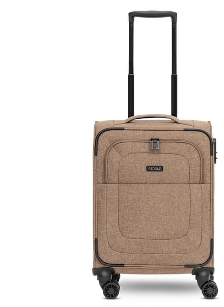 REDOLZ trolley Essentials 12 Trolley 4 Wheels Coffee bruine 55cm