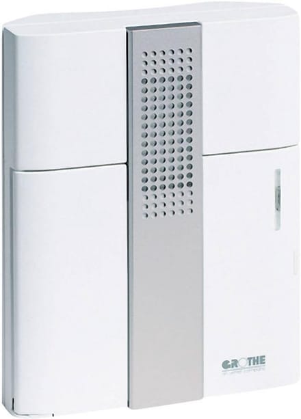 Draadloze Deurbel met 3 Melodieën en 83dB Volume, Wit/Zilver