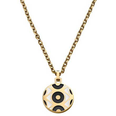 Evil Eye | Goudkleurige Cirkel Ketting