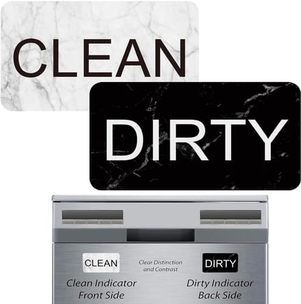 Dailygoods- Vaatwassermagneet Dubbelzijdig - Clean/Dirty Indicator