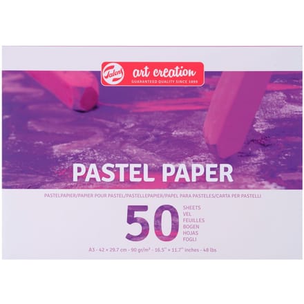 Papier pour pastel - TALENS - Art Creation - 50 feuilles - 100 g/m² - Blanc blanc