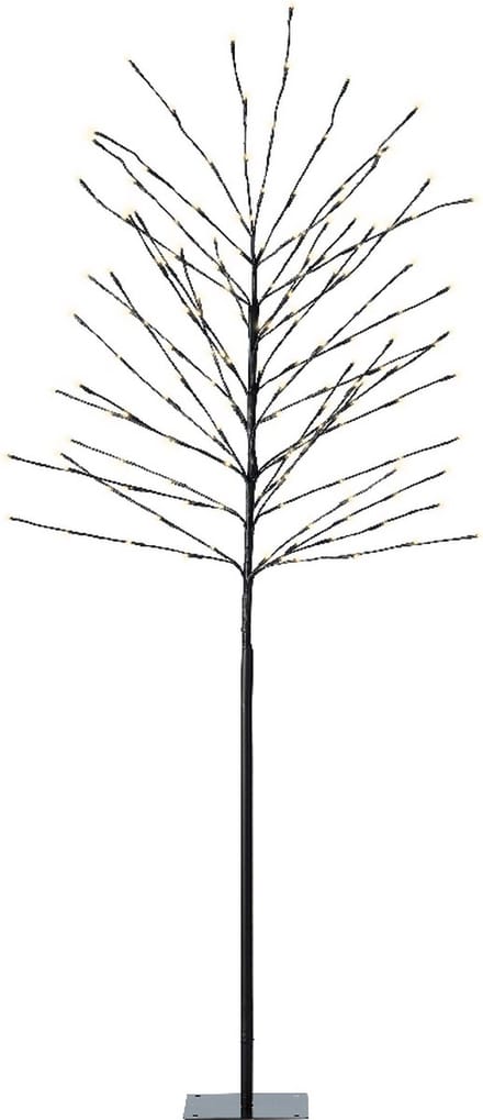 Decoris Led Boom Buiten Zwart - 160 Led's - Warm Wit - 180cm - Binnen & Buiten