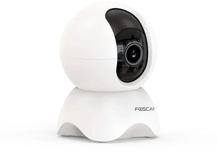 Foscam X5 - Beveiligingscamera's - 5 MP - Pan&tilt - Binnencamera - Babyfoon - Persoonsdetectie - Wit