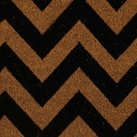 Deurmat Kokos zig zag 75cm